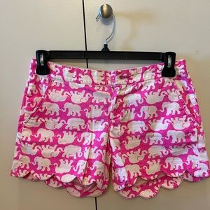 Lilly Pulitzer Pink Elephant Buttercup Shorts